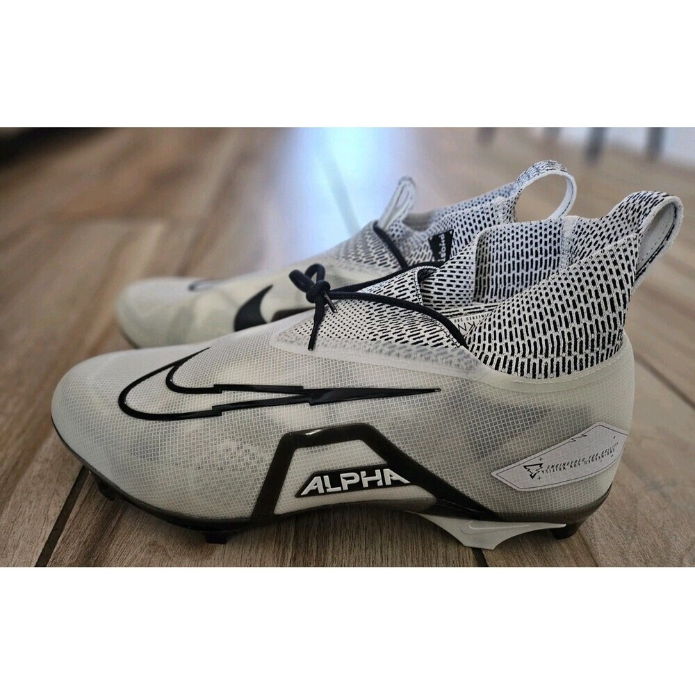 New Nike Alpha Menace Elite 3 Ghost White Football Cleats Men's Sz16 Dh1350-100